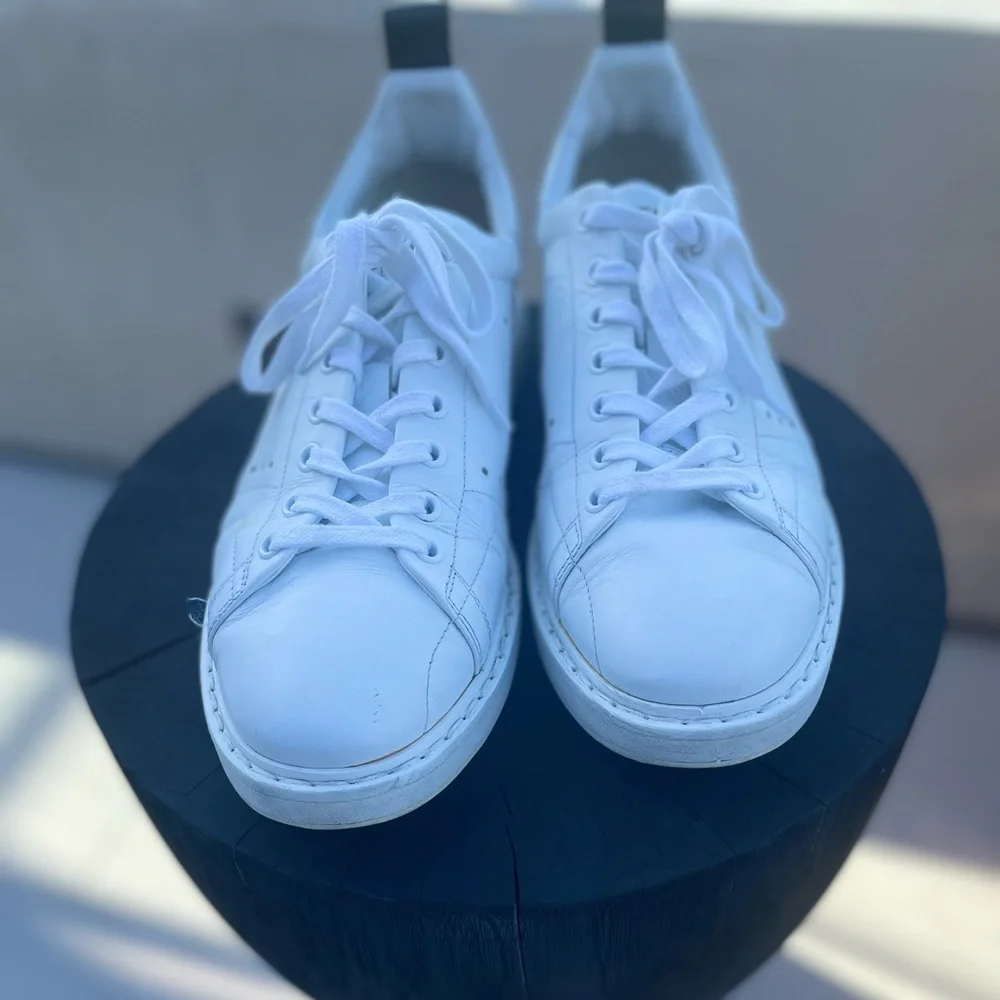 golden goose starter sneakers in all white leather - Picture 14 of 16